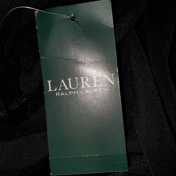 Black Ralph Lauren Top Bell Sleeves NWT - Picture 6 of 8